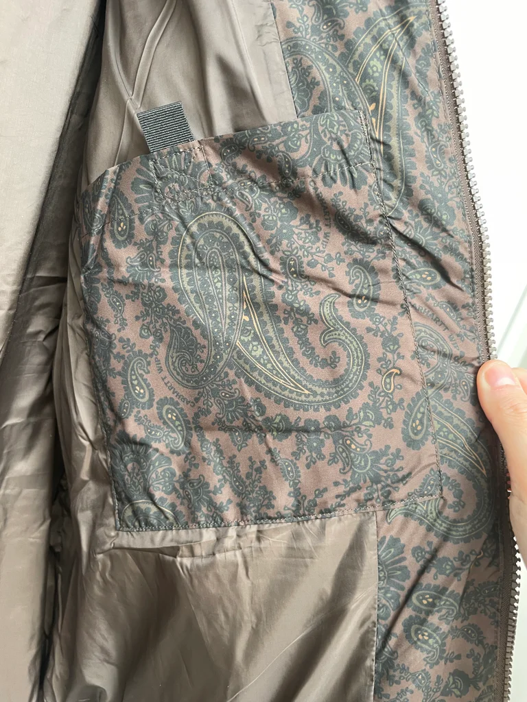 Carhartt Springfield Puffer Jacket Paisley Brown Black Mens M New With Tag – photo 8